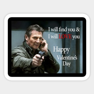 Taken - Valentine's Day Card Sticker